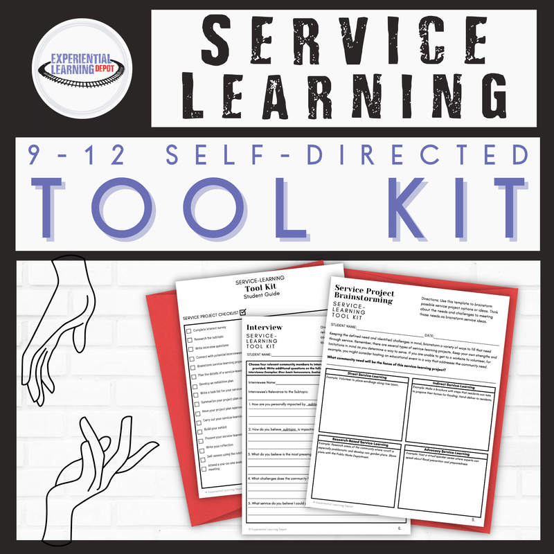Experiential learning activity resource: student-led service-learning tool kit.