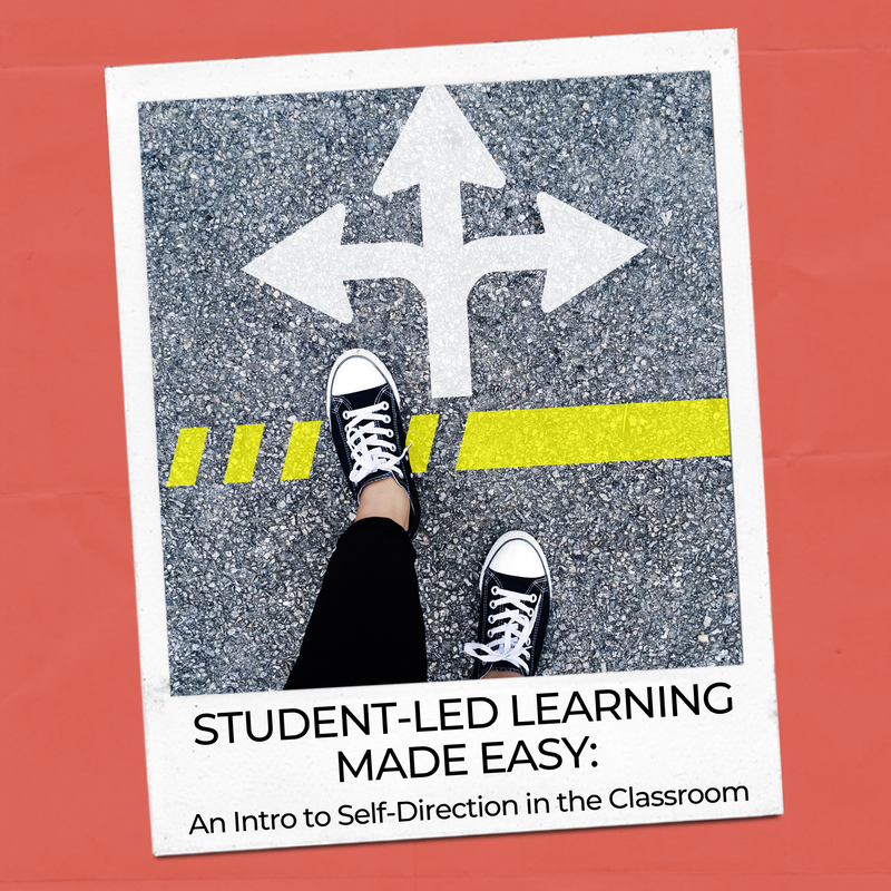 Student-led learning made easy online course. A introductory, self-paced course for student-led learning in a classroom setting.