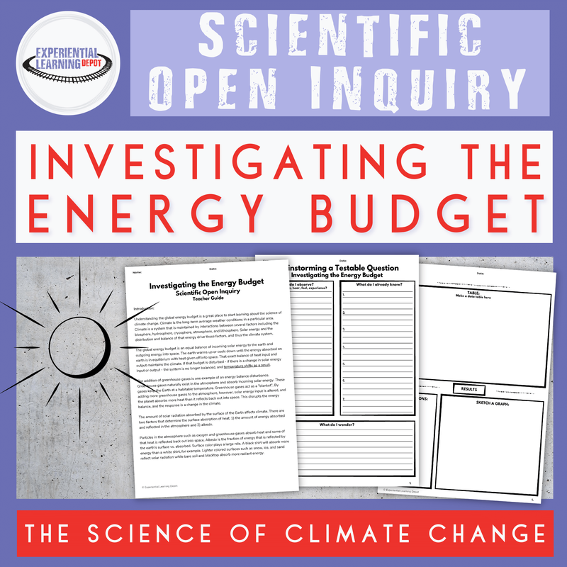 Get students learning outdoors by investigating the energy budget through experimental inquiry. Click for the resource.