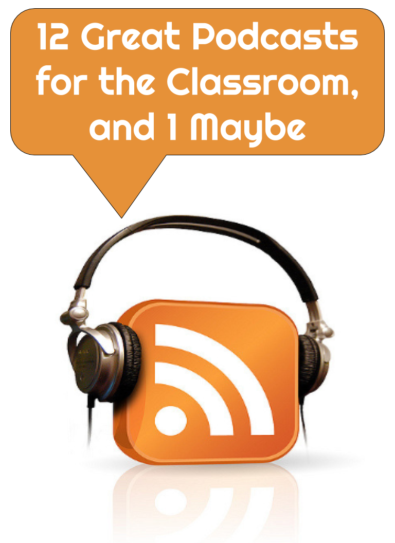 The cover photo for this blog post, which includes a photo of headphones and the podcast symbol, plus the title 