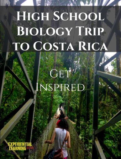 A few years ago I traveled to Costa Rica with my high school biology students to study living things in one of the top biodiversity hotspots in the world. A student traveler and I kept a blog on the experience. I reposted that blog on Experiential Learning Depot in hopes that you will be inspired to incorporate travel into whatever learning environment you're a part of.