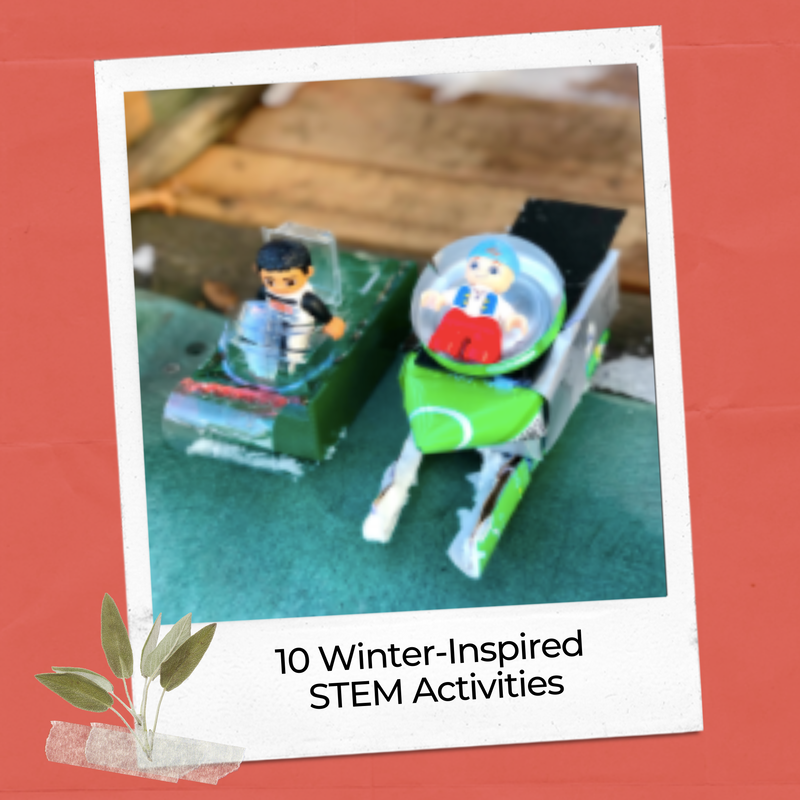Winter-inspired STEM experiential learning activities for the holidays blog post.